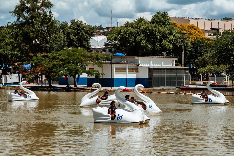 Parque da Cidade funciona normalmente e terá pedalinhos