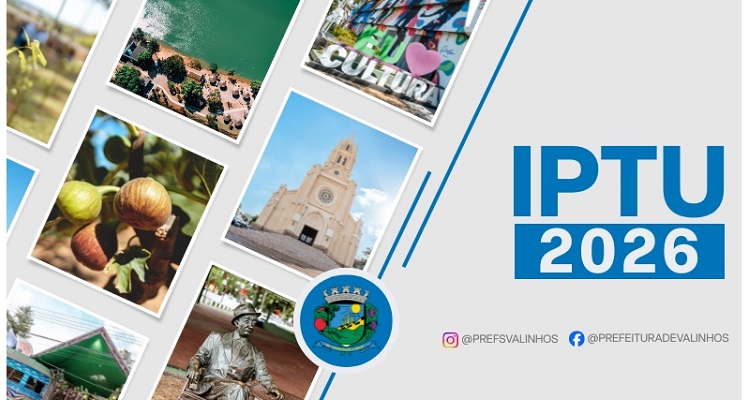 Contribuintes já podem acessar guias do IPTU 2026 pela internet